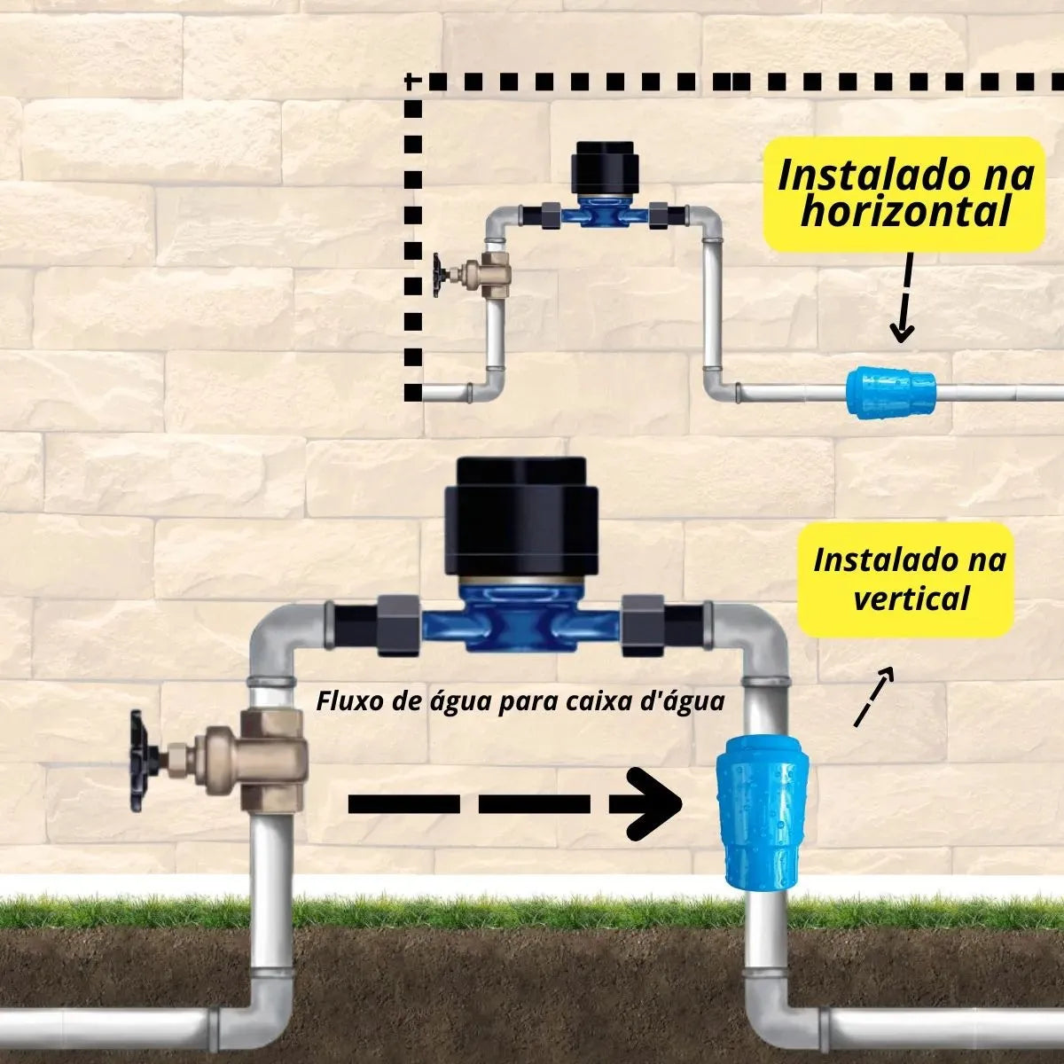 Bloqueador De Ar Para Tubo De Água Residencial - Original Block Air